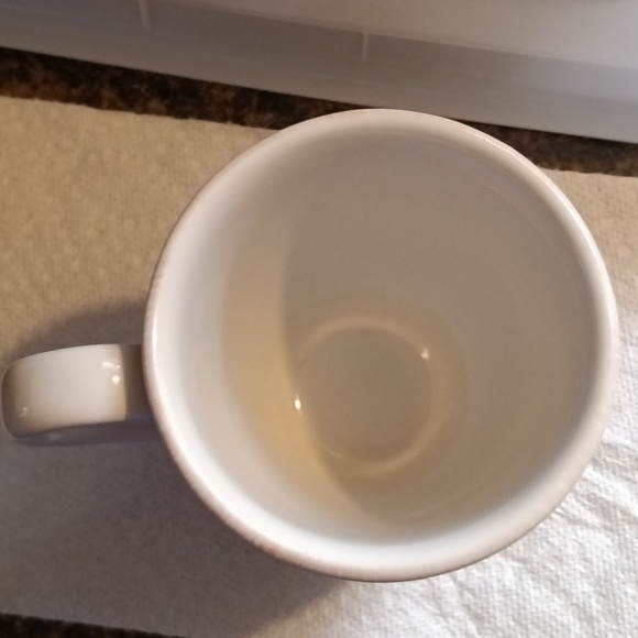 LENOX French Perle White "I Do, Me Too" Reversible Mug, Shabby Chic Coffee Mug - Picture 7 of 11